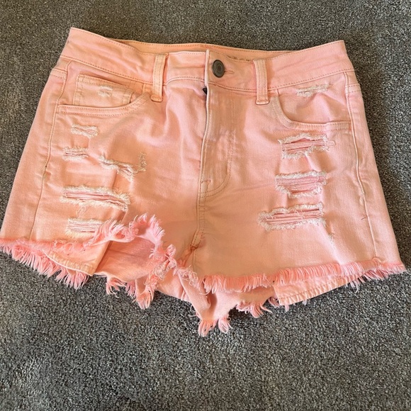 American Eagle Outfitters Pants - American eagle hi rise shortie shorts